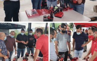 Démonstration Hilti, Milwaukee et Bosch