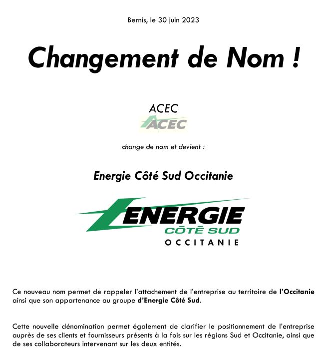 Energie Côté Sud Occitanie Electricien